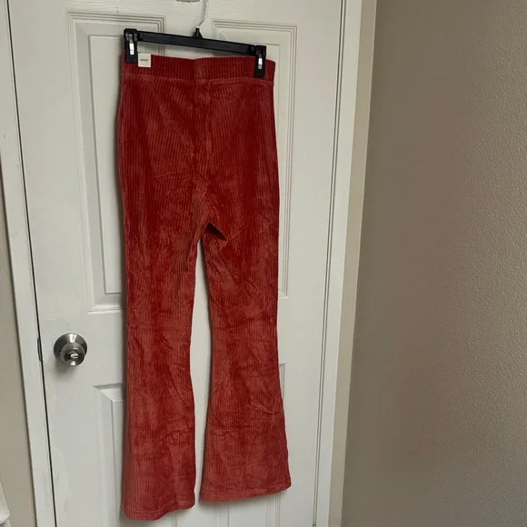 Aerie Groove On Velour Flare Corduroy Pants - Picture 7 of 8